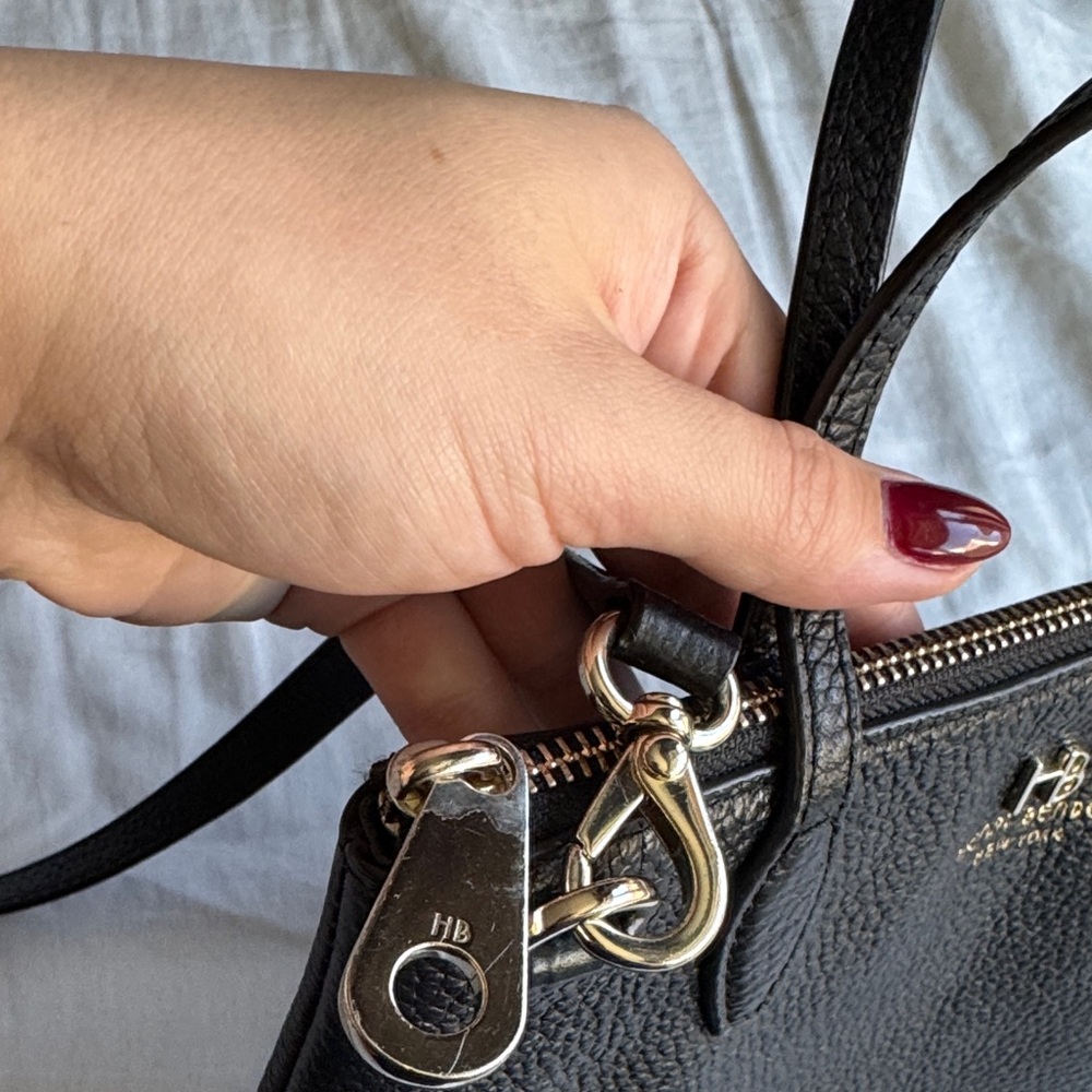 Henri Bendel black leather bag - Picture 3 of 7
